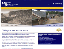 Tablet Screenshot of heritage-restoration.biz